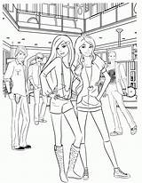 Barbie Coloring Pages Friends Spy Printable Squad Print Color Girls Kids Comments Getcolorings Adults Template Site sketch template