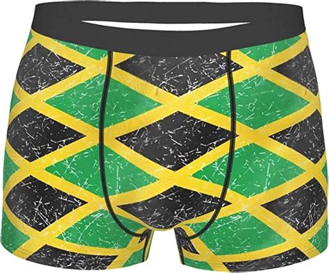 design flag of jamaica men s boxer briefs lightweight micro stretch