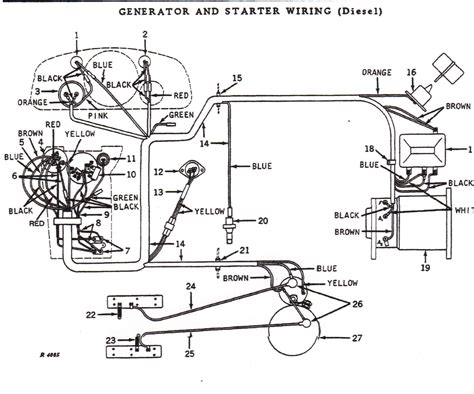 john deere starter solenoid wiring diagram    jd  starter wiring