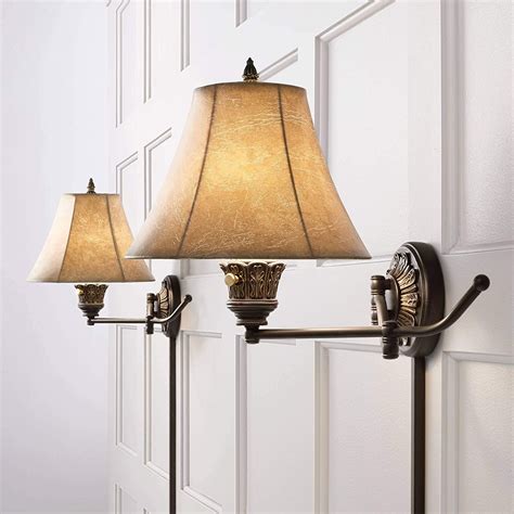rosslyn set   bronze plug  swing arm wall lamps wall lamps sconces amazon canada