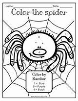 Preschool Spider Spiders Worksheets Activities Color Kindergarten Coloring Pack Halloween Kids Theme Busy Very Crafts Letter Learning Teacherspayteachers Learn Pages sketch template