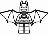 Batman Winged Coloringfolder sketch template