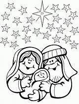 Advent Coloring Calendar Nativity sketch template