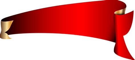 red banner red roll angle vector banner png