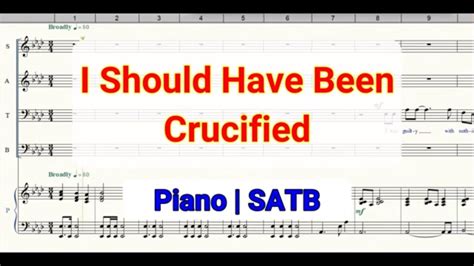 I Should Have Been Crucified Piano Satb Chords Chordify