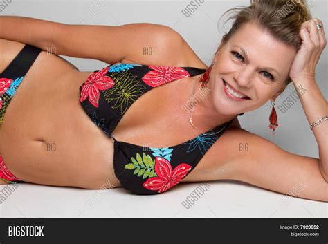Middle Aged Bikini Image And Photo Free Trial Bigstock