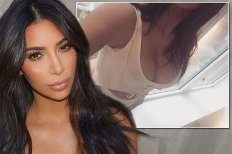 Kim Kardashian Celebrates National Selfie Day With A Busty