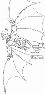Batman Pencil Glide Deviantart sketch template