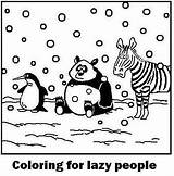 Coloring Lazy People Uploaded sketch template