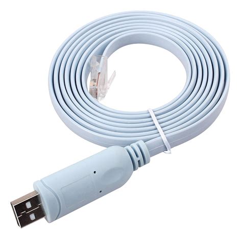 usb console cable viliconty usb  rj ftdi chip console cable male  male router cable