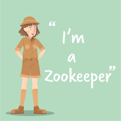 royalty  zoo keeper clip art vector images illustrations istock