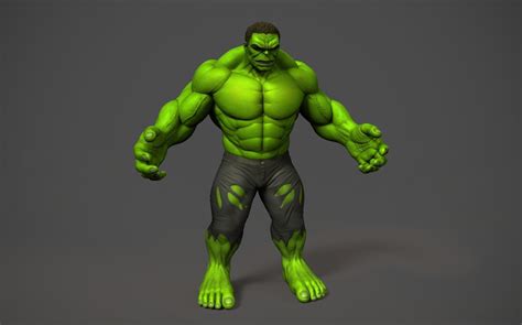 3d Print Model Good The Incredible Hulk Cgtrader
