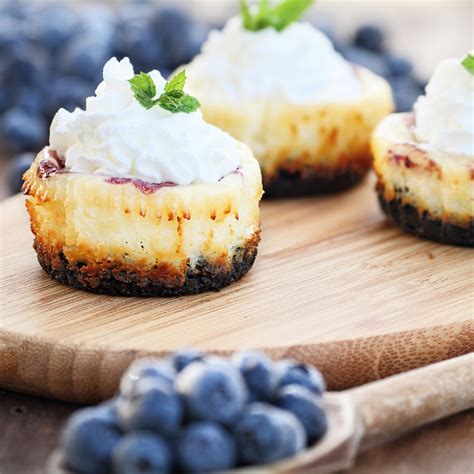 Lemon Blueberry Mini Cheesecakes Ask Dr Dee