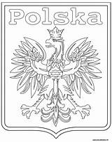 Pologne Coloriage Logo Football Colorier Polonais Euro équipe Savoir Plus sketch template