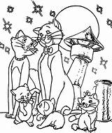 Aristocats Marie Getcolorings Kittens Duchess Wecoloringpage sketch template