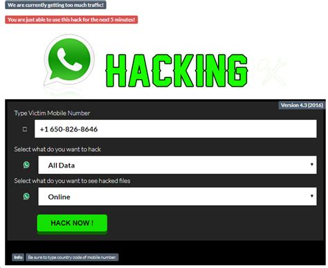 Hack Whatsapp Numbers Data Whatsapp Hack Online 2017