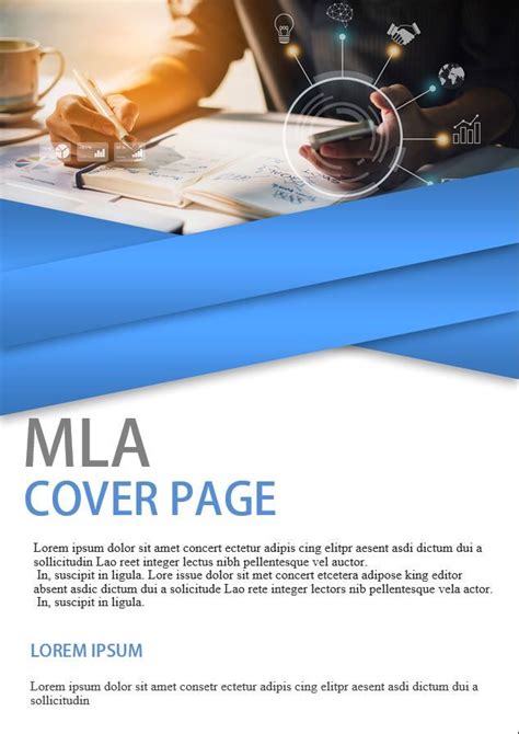 mla cover page template  ms word  format cover