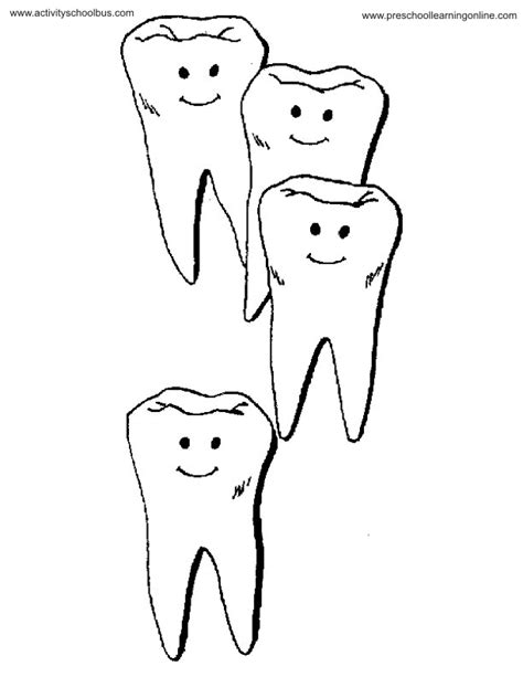 coloring pages  teeth coloring home