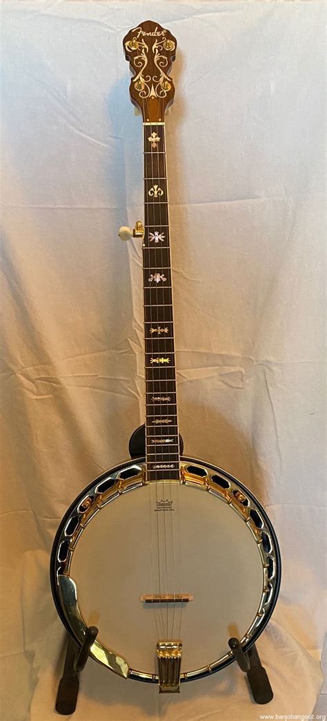fender fb walnutbrass ring banjo  banjo  sale  banjobuyercom