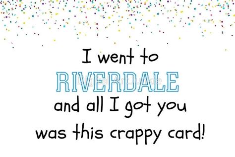 Riverdale Birthday Card Meme Greeting Cards Greeting