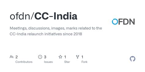 github ofdncc india meetings discussions images marks related   cc india relaunch