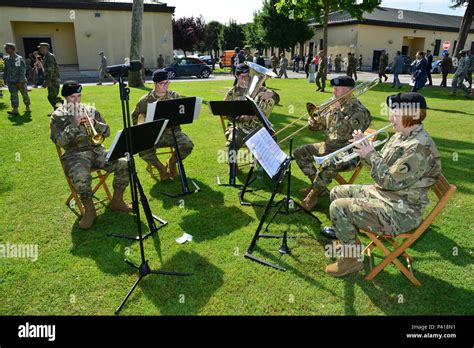 U S Army Europe Band And Chorus Brass Quintet Core Hi Res Stock