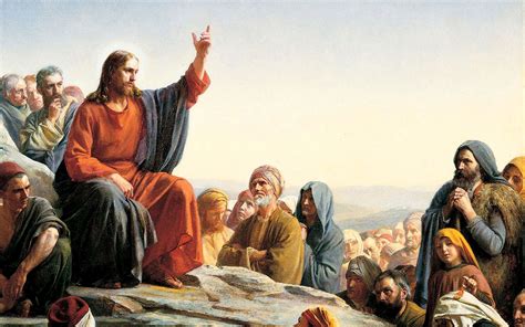 jesus christ sermon  mount painting wall canvas painting big size  height   length