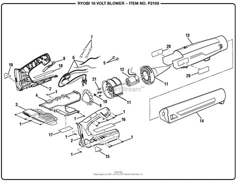 ryobi leaf blower parts diagram diagram resource gallery