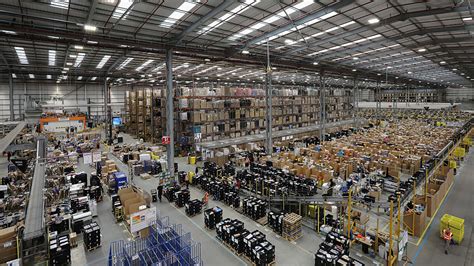 amazon  australia    employees working  victorian warehouse signalling