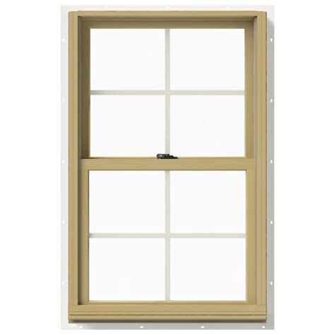 jeld wen        double hung aluminum clad wood window thdjw