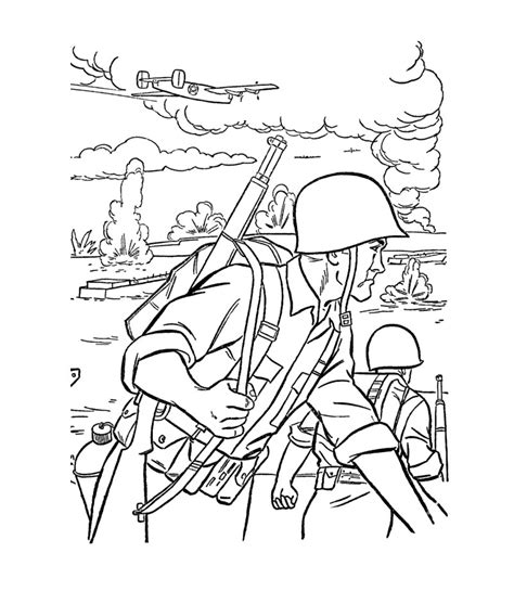 printable army coloring pages  kids
