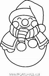 Bonhomme Neige Coloriage sketch template