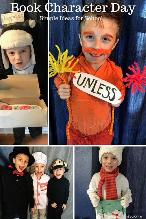 book character day simple costumes  school shann evas blog