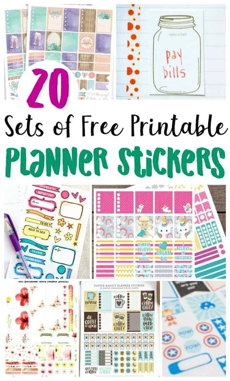 planner printable stickers perfect  decorating  weeks