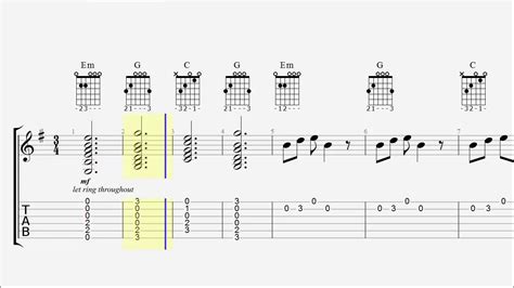 guitar tab notes ruth  lost boy youtube