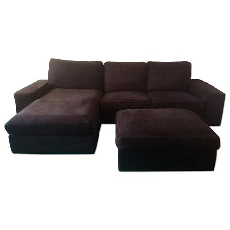 Ikea Couch W Chaise Lounge And Ottoman Aptdeco