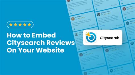show citysearch reviews widget   website  fast