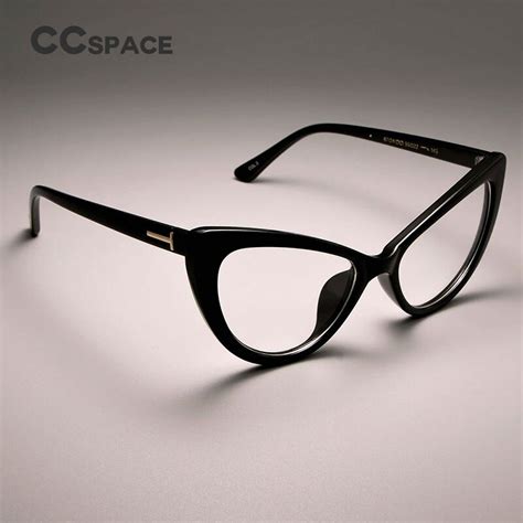 ccspace ladies cat eye glasses frames for women sexy brand designer