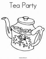 Coloring Teapot Twisty Twistynoodle Teapots Girly Coloringhome sketch template