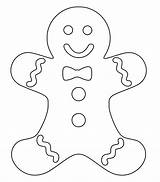 Christmas Coloring Gingerbread Pages Adults sketch template