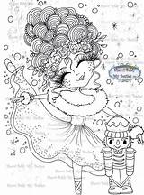 Digi Magical Sherri Baldy Nutcrackers Stamp Instant Coloring Magic Door Winter Artist sketch template