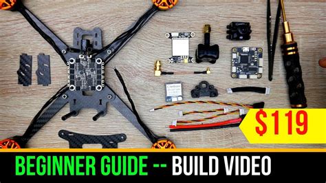 beginner guide   build budget fpv drone kit eachine tyro  youtube