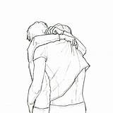 Hugging Hug Chernyavska Beziehung Zeichnungen Minimalistische sketch template