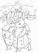 Rabbit Konijn Pieter Ausmalbilder Hase Pintar Coelho Malvorlagen Coloriages Conversando Coloriage Plantillas Colorier Rabbits Letzte Animes Animaatjes sketch template