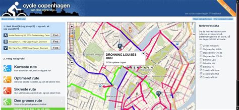 copenhagen cycling map