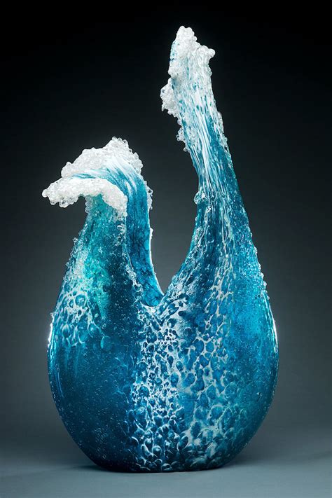 Ocean Wave Vases And Sculptures Capture The Majestic Power Of The Sea