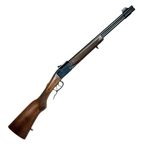 bullseye north chiappa double badger lr overunder rifleshotgun  barrel wood stock