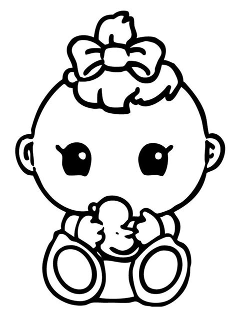 newborn baby coloring pages    collection  cute baby
