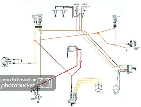 simple motorcycle wiring diagram