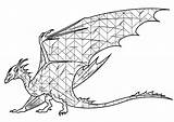 Wyvern Dragon Coloring Head Wings Creature Legendary Dragons Adult sketch template